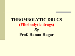 9-THROMBOLYTIC drugs-2016 final.ppt