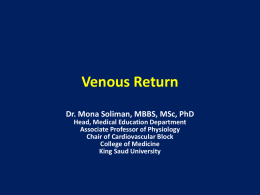 8&9-Venous Return & Cardiac output.ppt