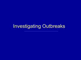 investigating outbreak.ppt