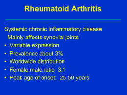 Rhuematoid arthritis and osteoarthritis-Dr.al-arfj.ppt