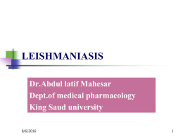 LEISHMANIASIS dec 2010-2011.ppt