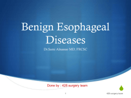 esophageal diseases 428.pptx