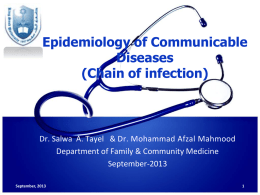 06 Chain of infection 2013 - 23 September.ppt