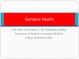 01_Geriatric Health.ppt