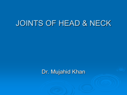 27-Joints Head & Neck.ppt