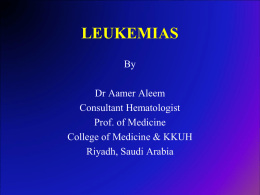 Lecture 4-Leukemias .ppt