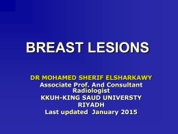 Lecture 1-Radiology of the Breast.ppt