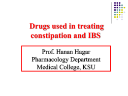 Lecture 3- constipation and IBS.ppt