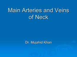 18-Main Arteries & Veins of Neck.ppt