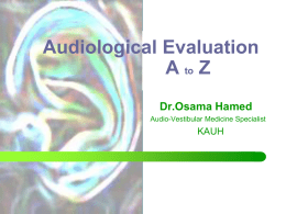 Audiological evaluation.ppt