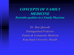 10-CONCEPTS of Family Medicine-2013.ppt