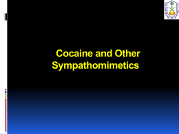 13_cocain and sympathomimtecs-1.ppt