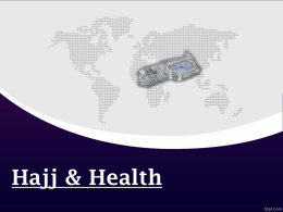 11-Hajj & Health.ppt