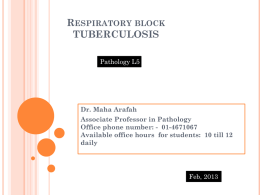 Lecture 5- Tuberculosis.pptx