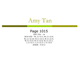 amy tan page 1015