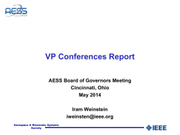 VP Conferences Report_Weinstein.pptx