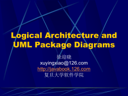 3.4 Head 1 Logical architecture and UML package diagrams.ppt