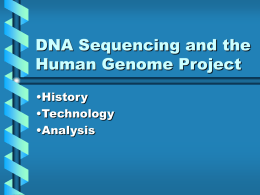 Genome Project History.ppt