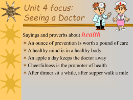 Seeing a doctor.ppt