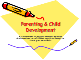 6.01 Physical Development of Preschoolers
