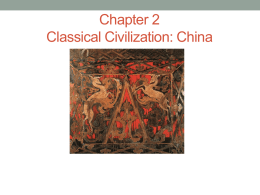 chapter 2 classical china