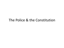 chapter 7 the police  the constitution