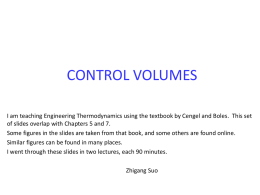 Control volume 2015 10 31 .ppt