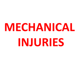 MECHANICAL INJURIES - ABRASION & CONTUSION [PPT]