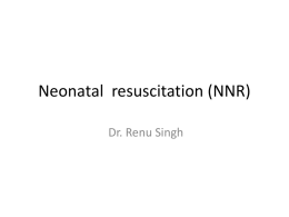 Neonatal resuscitation (NNR) [PPT]