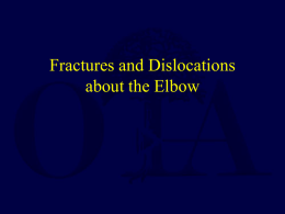 ELBOW FRACTURE [PPT]