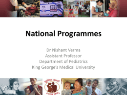 National Programmes [PPT]