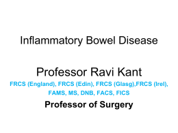 Inflammatory Bowel Disease [PPT]