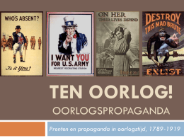 Propaganda en W.O. I