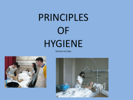 adls and principles of hygiene