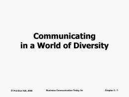 WEEK 2 - COMMUNICATING IN A WORLD OF DIVERSITY.ppt