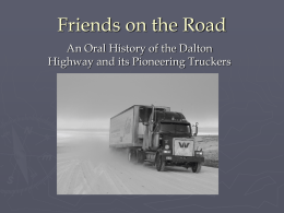 Friends on the Road Project Powerpoint