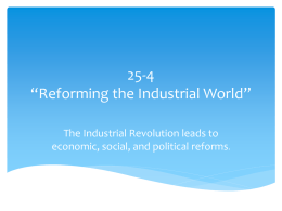 25-4 Reforming the Industrialized World