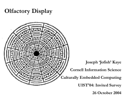 Olfactory Display