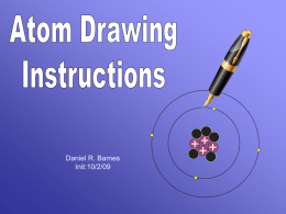 Atom Drawing INSTRUCTIONS DRB