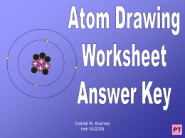 Atom Drawing Worksheet ANSWER KEY DRB