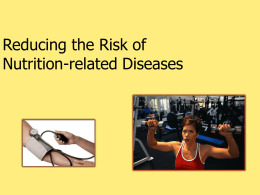 6th - Nutrition Related Diseases Ppt