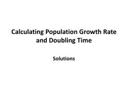 Population Math Practice Problems Answers