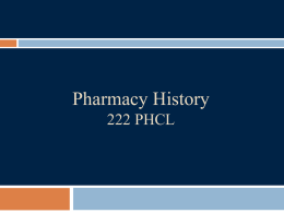 pharmacy history 34..
