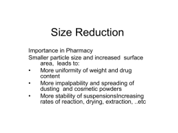 Size Reduction.ppt
