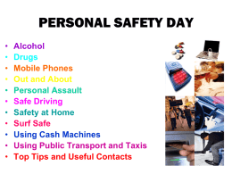 Personal Safety - Presentation.ppt