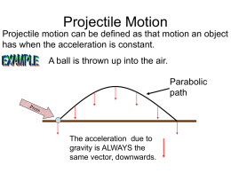 projectile motion - ipc