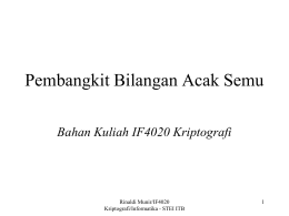 Pembangkit Bilangan Acak (2015)