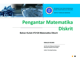 Pengantar Matematika Diskrit (2014)