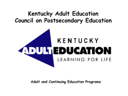 Kentucky Employability Certificate Powerpoint Presentation