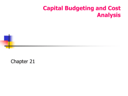 Capital Budgeting and Cost Analysis.ppt